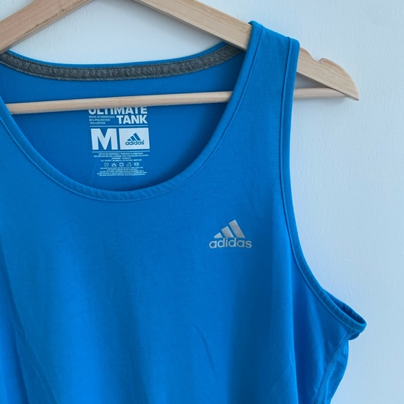 Adidas - Light Blue - Men’s Workout Tank - Picture 2 of 5